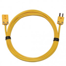 Digi-Sense 08516-50 Thermocouple Extension Cable with Mini Connector, Type K, 50'-
