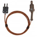 Digi-Sense 08517-74 Type-J Pipe Plug Probe with Mini Connector, 0.25&quot; NPT (M), Grounded-