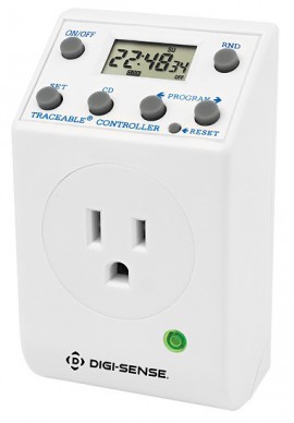Digi-Sense 08645-15 Traceable Digital Programmable Plug-In Timer Controller, 7 Days-