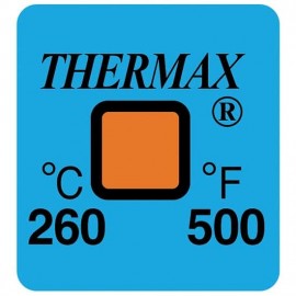 Digi-Sense 09035-41 Irreversible 1-Point Temperature Label, 500&amp;deg;F-