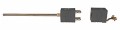Digi-Sense 18520-05 Type-J Thermocouple Probe with quick disconnector, stainless steel sheath, ungrounded-