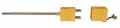 Digi-Sense 18520-12 Type-K Thermocouple Probe with quick disconnector, stainless steel sheath, 12&amp;quot;-