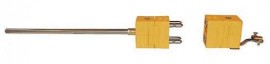 Digi-Sense 18520-44 Type-K Thermocouple Probe with quick disconnector, exposed, 0.125&amp;quot; dia-