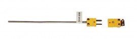 Digi-Sense 18524-55 Inconel Type K Thermocouple Probe, 18 x 0.13&amp;quot;, mini connector-