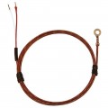 Digi-Sense 18526-24 Type J Economic Bolt-on Thermocouple Probe, #8 screw, 12&amp;quot;-