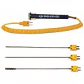 Digi-Sense 18526-68 Type K Detach Handle/Lock Probe Kit, 8&amp;quot;, 5&amp;#39; coil cable-