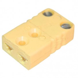Digi-Sense 18526-95 Miniature Type-K Thermocouple Female Connector, 2 pin-