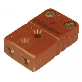 Digi-Sense 18527-16 Miniature Type-J Thermocouple Female Connector, 2 pin, 650&amp;deg;F (343&amp;deg;C)-
