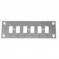 Digi-Sense 18527-37 Thermocouple Mini Connector Mounting Panel, horizontal, 6 circuits-