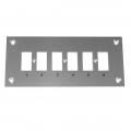 Digi-Sense 18527-45 Thermocouple Connector Mounting Panel, horizontal, 6 circuits-