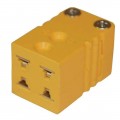 Digi-Sense 18527-76 Mini Type-K Standard Dual Thermocouple Connector, female-