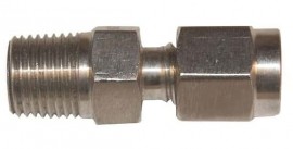 Digi-Sense 18527-92 Stainless Steel Compression Fitting, 3/16&amp;quot; dia, 1/4&amp;quot; NPT (M)-