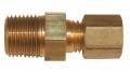 Digi-Sense 18527-96 Brass Compression Fitting, 3/8&amp;quot; dia, 3/8&amp;quot; NPT (M)-