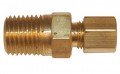 Digi-Sense 18527-98 Brass Compression Fitting, 1/4&amp;quot; dia, 1/8&amp;quot; NPT (M)-