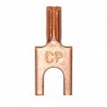Digi-Sense 18528-05 Copper Spade Lugs, for type t thermocouples, 10-pack-