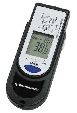 Digi-Sense 39643-00 Palm-Sized Infrared Thermometer, -67 to 662&amp;deg;F-