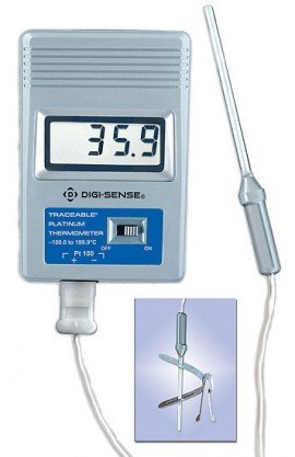 Digi-Sense 86460-06 Traceable Remote-Monitoring RTD Thermometer, -146 to 390&amp;deg;F-