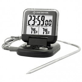 Digi-Sense 90080-00 Digital Thermometer with Alarm and Timer, 32 to 392&amp;deg;F-