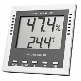 Digi-Sense 90080-03 Traceable Digital Thermo-Hygrometer with Dew Point and Wet Bulb, 1 to 99% RH-