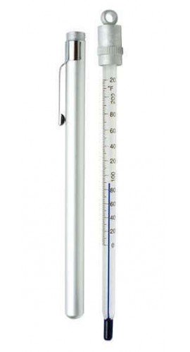 Digi-Sense 90260-43 Pocket Liquid-in-Glass Thermometer, -10 to 110&amp;deg;C, Total Immersion-