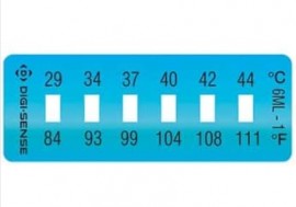 Digi-Sense 90308-91 Irreversible Temperature Label, 6-Point, 84 to 108&amp;#176;F-