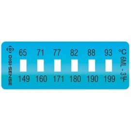 Digi-Sense 90308-93 Irreversible Temperature Label, 6-Point, 149 to 199&amp;#176;F-
