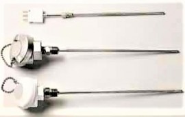 Digi-Sense 90447-43 RTD Probe, 10", 1/4" NPT, spade lugs-