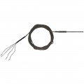 Digi-Sense 90452-25 PRT/RTD Probe, 4 x 0.125&quot;, spade lug-