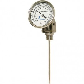 Digi-Sense 90550-45 Silicone-Free Adjustable Thermometer with Dampened Movement, 0 to 250&amp;deg;F, 24&amp;quot; Stem-