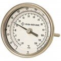 Digi-Sense 90551-46 Silicone-Filled Back-Connect Bimetal Thermometer, 50 to 300&amp;deg;F, 6&amp;quot; Stem-