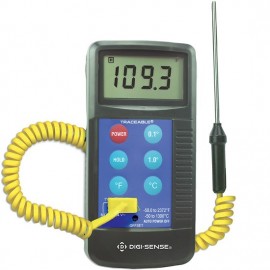 Digi-Sense 91210-45 Traceable Workhorse Thermocouple Thermometer, Type K, -58 to 2,372&amp;deg;F-