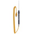 Digi-Sense 93601-04 Type-K Hypo Tip Probe with Mini Connector, 4&quot;, 0.063&quot; Diameter-
