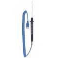 Digi-Sense 93601-06 Type-T Hypo Tip Probe with Mini Connector, 4&quot;, 0.063&quot; Diameter-