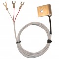 Digi-Sense 93822-50 Ind Bolt-On RTD Probe, 1 x 0.812&quot;, Spade Lugs-