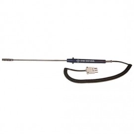 Digi-Sense 93831-89 Alligator RTD Probe with braided steel cable, 1.39&quot;,-