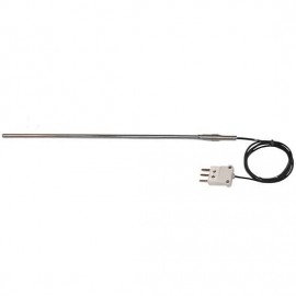 Digi-Sense 93833-02 High-Temperature RTD Probe with 3 blade connector, 20"-