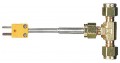 Digi-Sense 93835-02 Type-K Flow-Through Probe with Mini Connector, 0.25&quot; OD Tubing, 3.38&quot;-