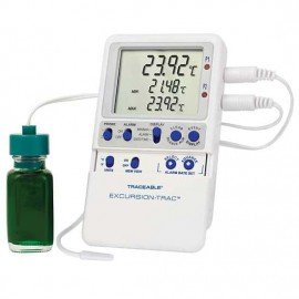 Digi-Sense 94460-18 Traceable Excursion-Trac Thermometer with 1 bottle/1 bullet probe-