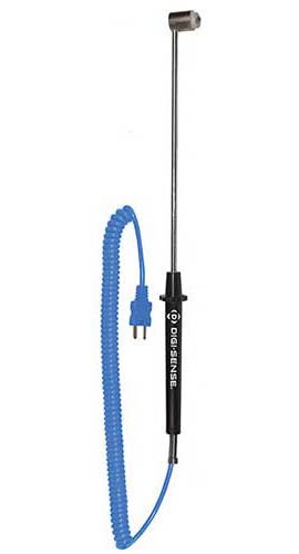 Digi-Sense WD-08500-63 Compact Surface Thermocouple Probe, Type T, 90&amp;deg;-
