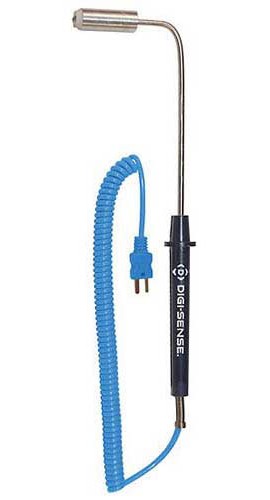 Digi-Sense WD-08500-64 Surface Thermocouple Probe, Type T, 90&amp;deg; Angle-