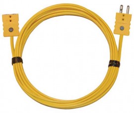 Digi-Sense WD-08516-37 Thermocouple Extension Cable with Standard Connector, Type K, 25ft-