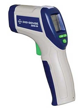 Digi-Sense WD-20250-05 Infrared Thermometer with NIST Traceable Calibration Certificate, 12:1-