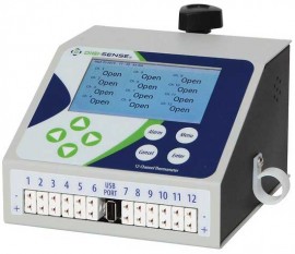 Digi-Sense WD-92000-02 Benchtop Data-Logging Thermocouple Thermometer, 12-Channel-