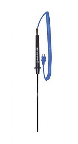Digi-Sense WD-93812-04 Extra-Long PFA-Coated Thermocouple Probe, Type T-