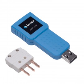 Dracal VCP-RTD300-CAL Digital RTD Probe to USB Adapter, &amp;frac23;-wire, &amp;plusmn;0.009&amp;deg;F accuracy at 77&amp;deg;F-