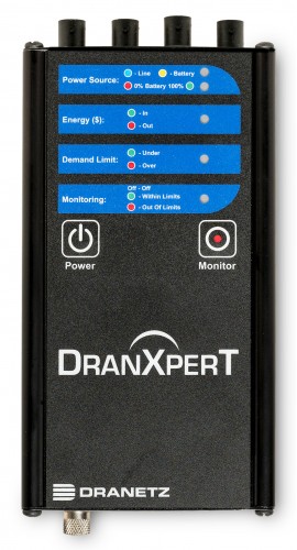 Dranetz DranXperT Portable Power Logger and Power Quality Detector Kit with 500 A Flex CT&#039;s, 24&amp;quot;-