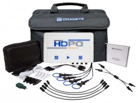 Dranetz HDPQ-SPVAMFLEX3PKG Visa SP Power Quality Analyzer Package with four mini flexible current transformers, 3/30/300 A-