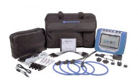 Dranetz HDPQ-SPXA10PKG Xplorer SP Power Quality Analyzer Package with four 10 A clamp-on current transformers, 15 mm-