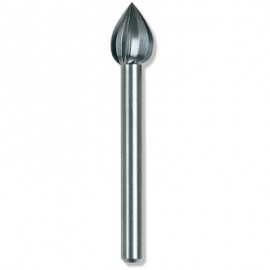 Dremel 121 Carving Bit, flame, 0.25&quot;-