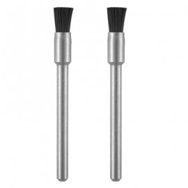Dremel 405-02 Nylon Bristle Brushes, 0.125&quot;, 2-pack-